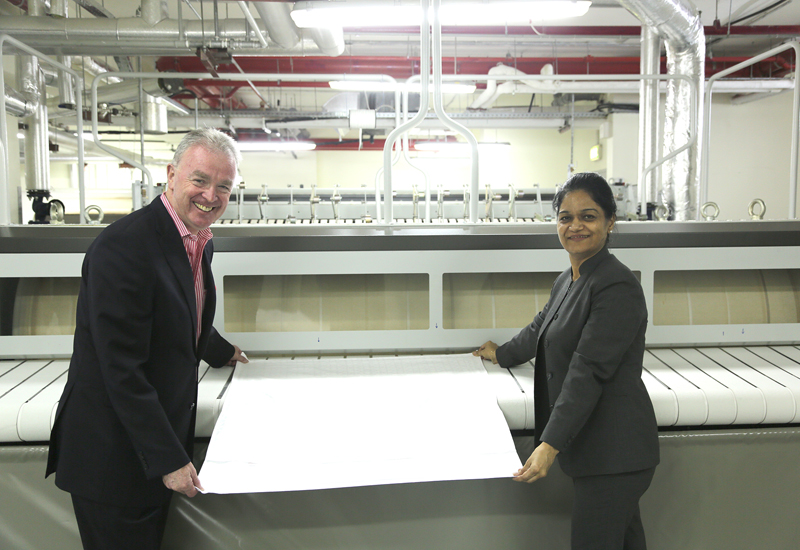 HMH COO Ferghal Purcell with Trishna Hundal, executive housekeeper