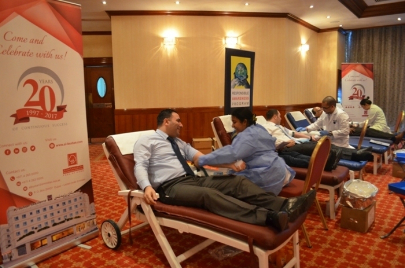 Al Bustan Centre & Residence blood donation campaign.