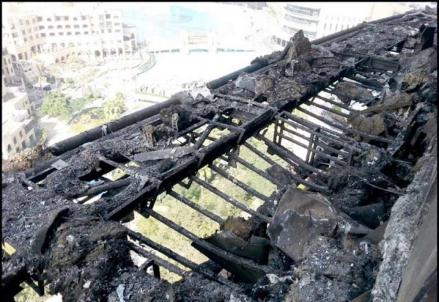 PHOTOS: Dubai Police reveal Address fire damage-7