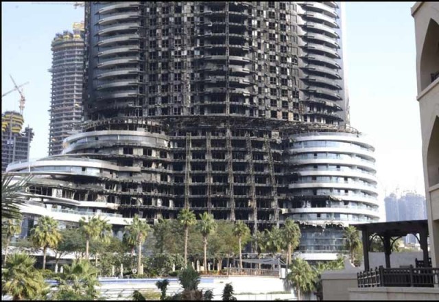 PHOTOS: Dubai Police reveal Address fire damage-0