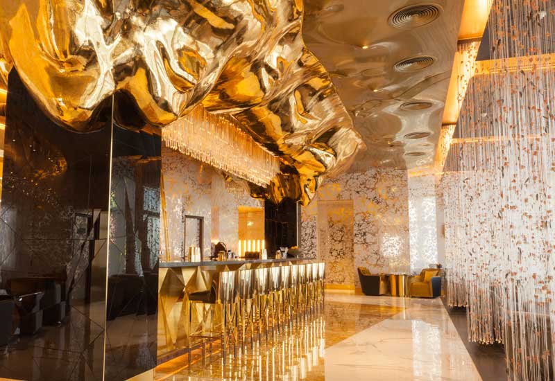 Gold On 27, on the 27th floor of the hotel, will officially open to the public on April 8.