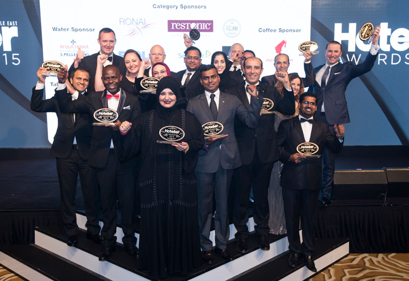 Winners of the Hotelier Middle East Awards 2015