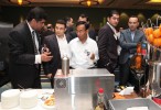 Pancake maker flies off stand at Caterer event