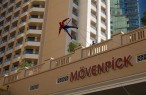 Spiderman spotted at Dubai hotel
