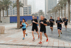 Armani Hotel aids Dubai duo's marathon challenge