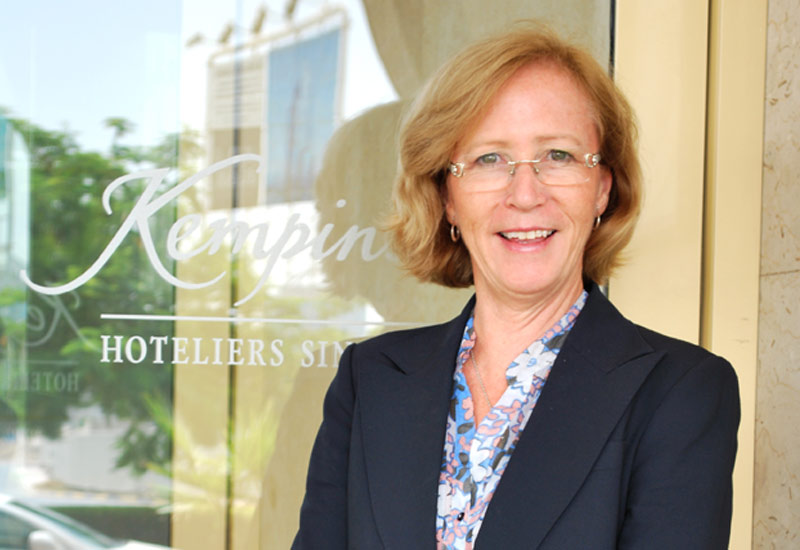Karen Thorburn regional director of training Kempinski Hotels Middle East & Africa